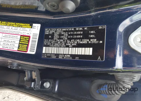 2021 Toyota Highlander Xle from USA, damaged, VIN 5TDGZRBH2MS118078